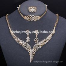 Factory Price Italian New Fashion Gold Plated Jewelry Set